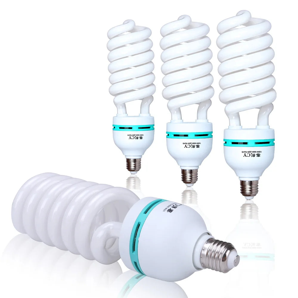 135W LED Lighting Bulbs Photography Video Light Lamp Light Bulb Daylight E27 Socket For Softbox Photo Video Studio