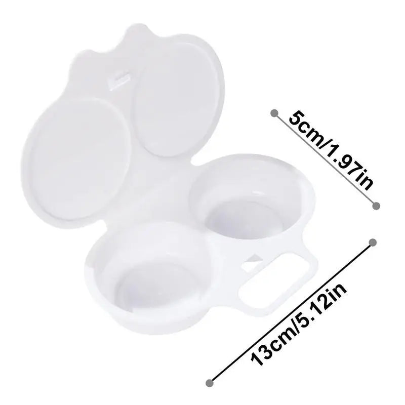 Kitchen Microwave Oven Round Shape Egg Steamer Cooking Mold Fried Poacher Tool Kitchen Egg Gadgets