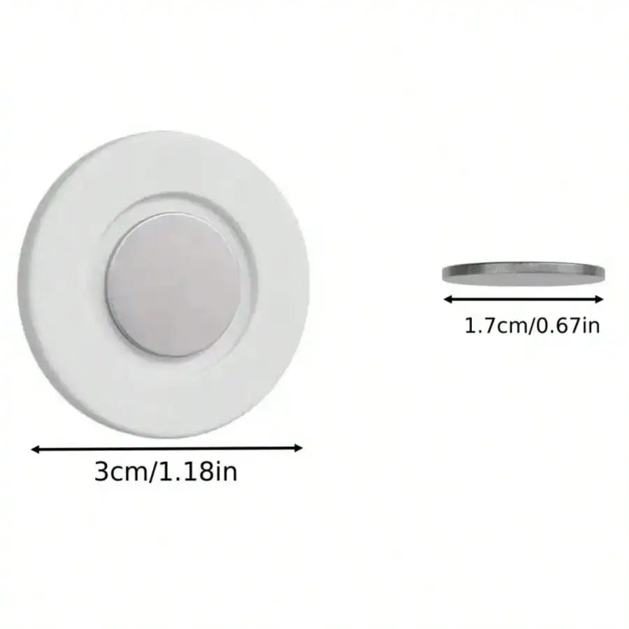 10 Pcs Magnetic Invisible Suction Cup Remote Control Holder Set, Suitable For Various Household Appliances, Plug Storage, Traceless Nail-Free Wall Decoration, Easy-To-Install Practical Hooks, Cable Management, And Equipment R