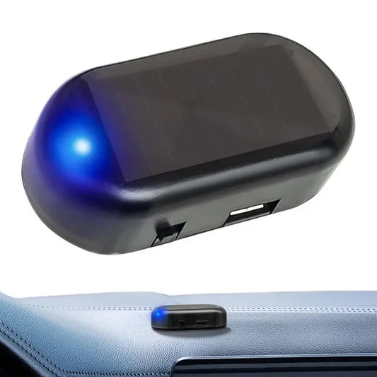 Universal Car Alarm Lamp Fake Solar Power Alarm Lamp Security System Warning Theft Flash Blinking Anti-Theft Caution LED Light